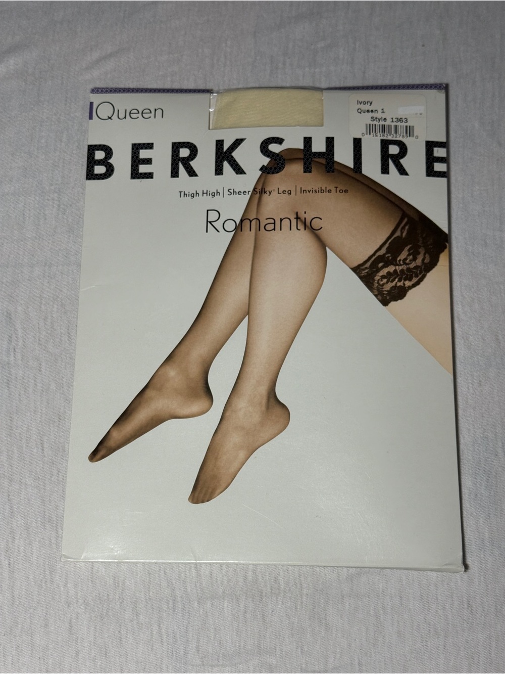 Berkshire Romantic Lace Top Thigh Highs - Ivory - Queen 1